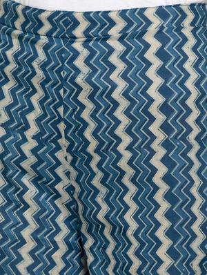 high rise chevron palazzo - 16641495 - Standard Image - 5