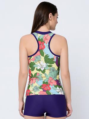 racer back floral tankini - 16641840 - Standard Image - 3