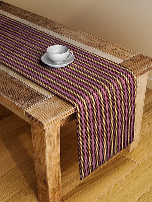 cotton table runner for 6 seater table - 16641887 - Very Small Image - 1