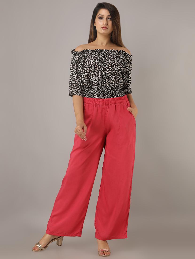 pocket detail straight palazzo - 16642112 - Zoom Image - 4