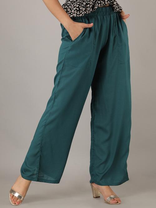 pocket detail straight palazzo - 16642114 - Standard Image - 1