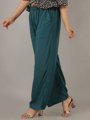 pocket detail straight palazzo - 16642114 - Standard Image - 2
