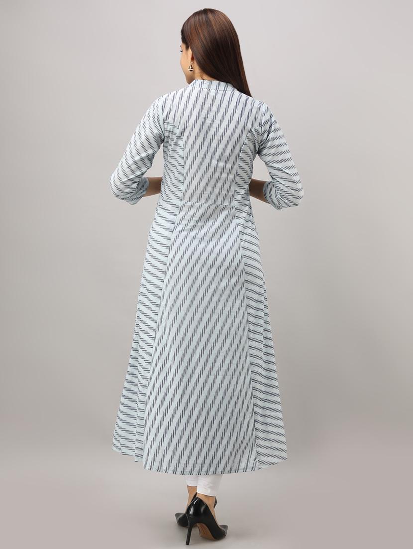 printed a-line kurta - 16642284 - Zoom Image - 3