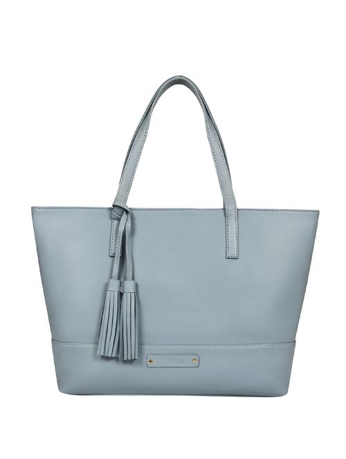 blue leatherette (pu) regular tote - 16642616 - Very Small Image - 1