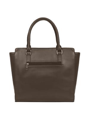 brown leatherette (pu) regular handbag - 16642636 - Standard Image - 2
