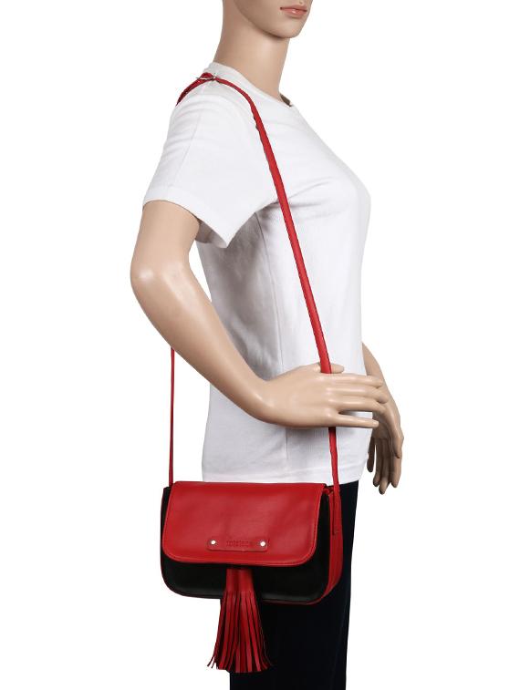 red leatherette (pu) regular sling bag - 16642652 - Zoom Image - 5