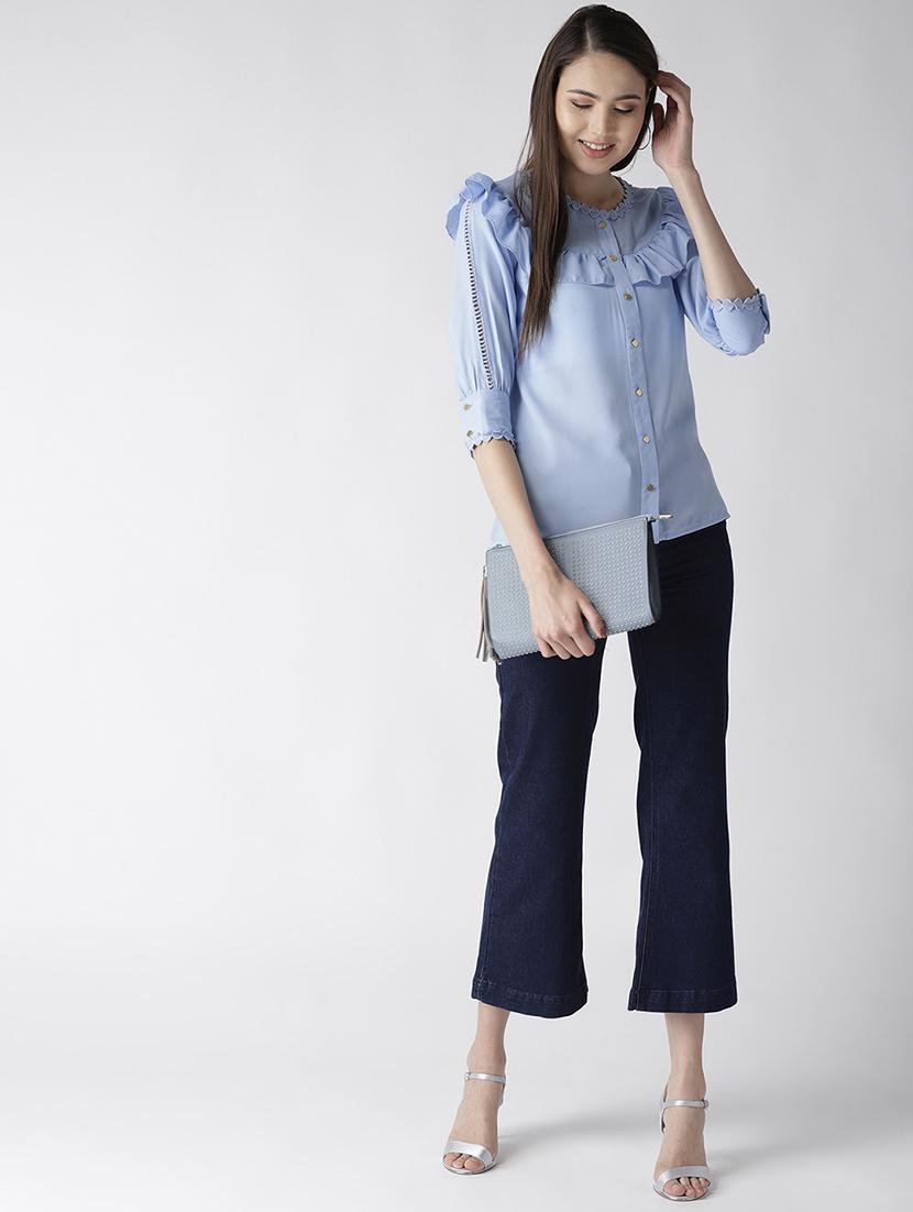 ruffle detail solid top - 16642840 - Zoom Image - 4