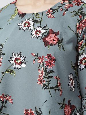 bell sleeved floral top - 16642866 - Standard Image - 5