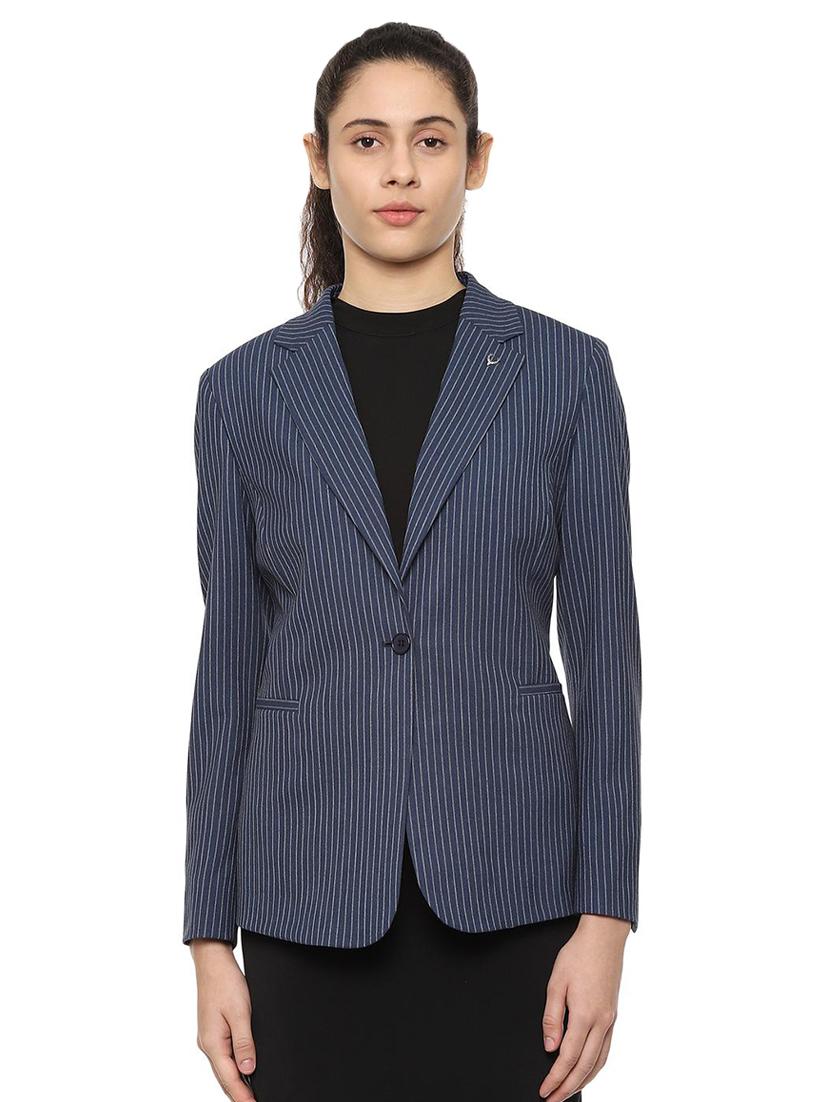 lapel neck striped blazer - 16643070 - Zoom Image - 1