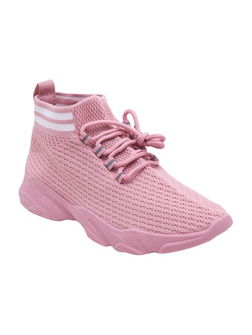 pink lace-up sports shoes - 16643164 - Standard Image - 1
