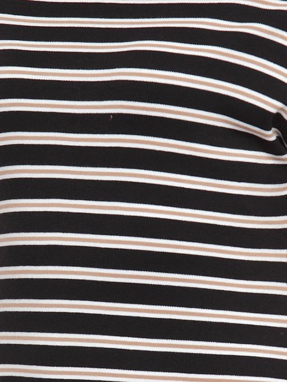 off shoulder striped sheath dress - 16643434 - Zoom Image - 4