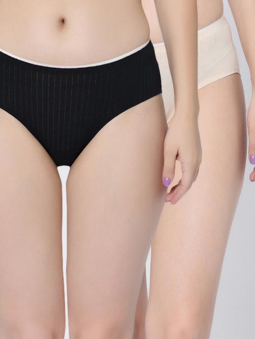set of 2 solid hipster panty - 16643481 - Standard Image - 1