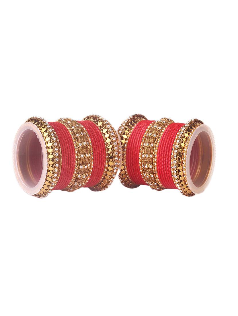 red gold tone metal bangle - 16643649 - Zoom Image - 1