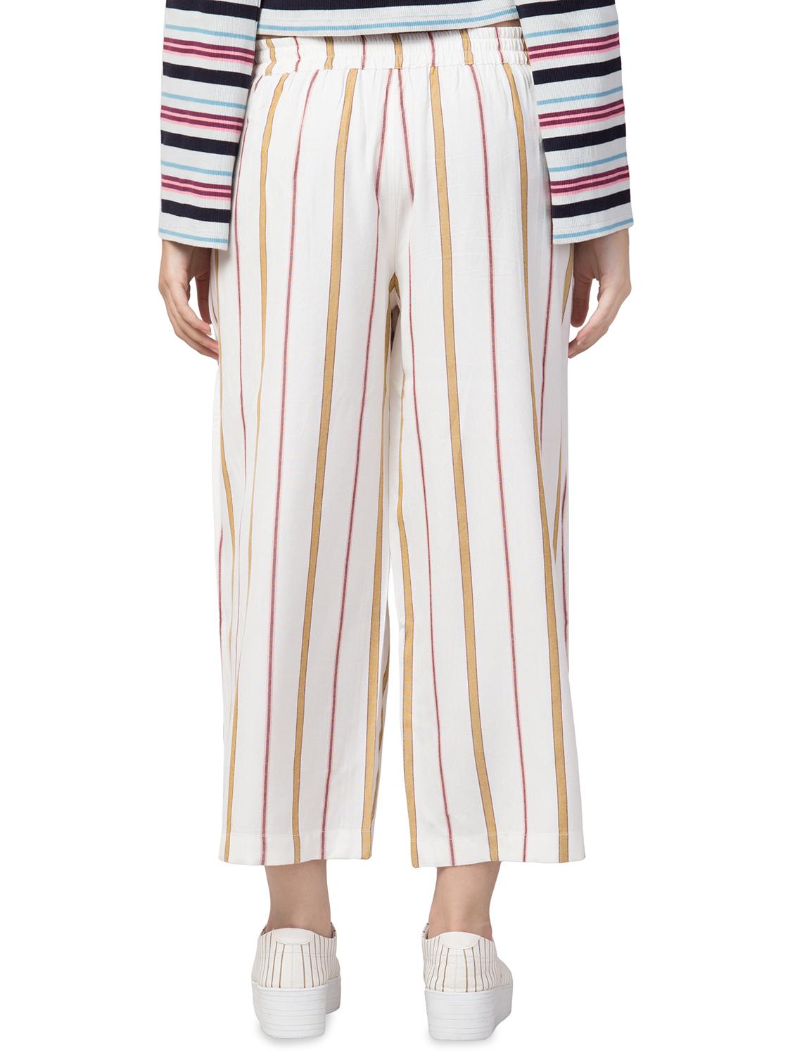 mid rise striped palazzo - 16643756 - Zoom Image - 3
