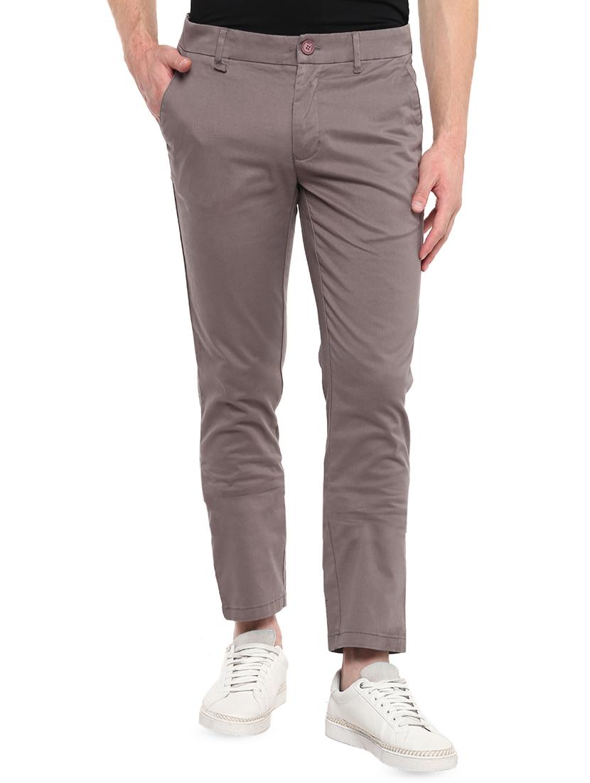 grey solid chinos - 16643823 - Zoom Image - 1