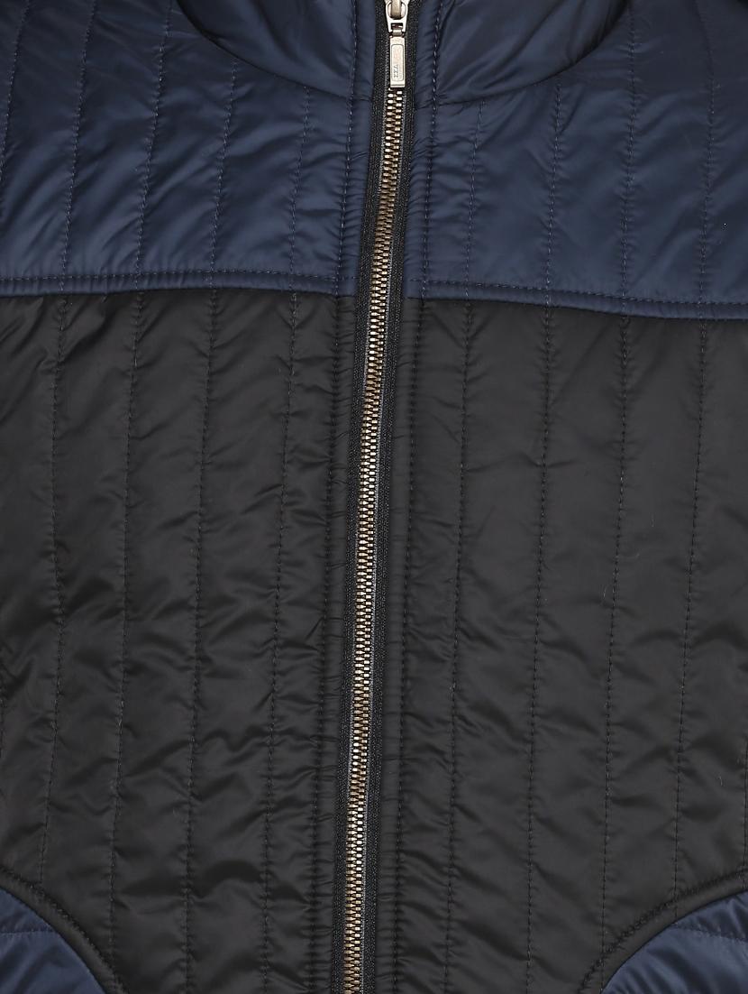 black color block quilted jacket - 16643831 - Zoom Image - 5