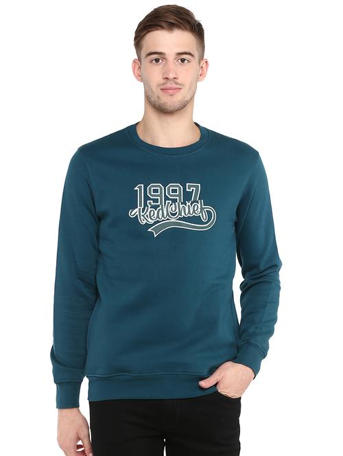 blue chest print sweatshirt - 16643832 - Standard Image - 1