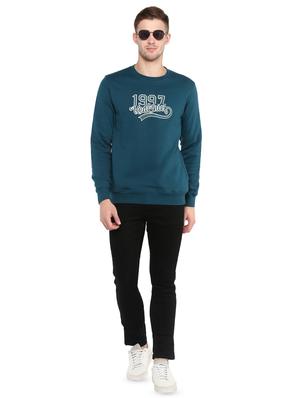 blue chest print sweatshirt - 16643832 - Standard Image - 4