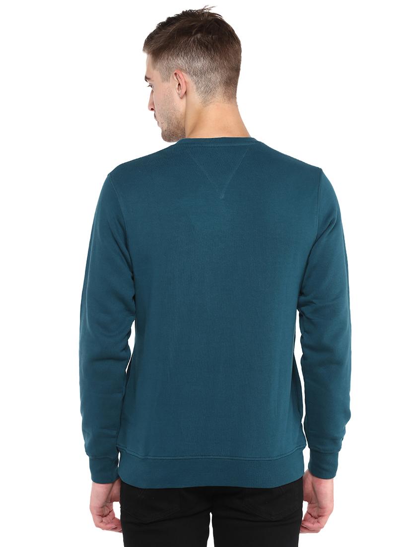 blue chest print sweatshirt - 16643832 - Zoom Image - 3
