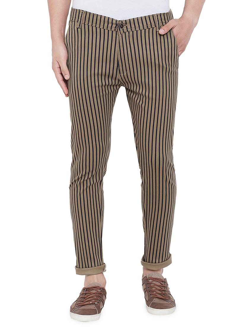 brown striped chinos - 16643836 - Zoom Image - 1