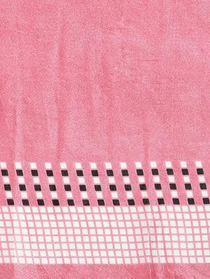solid checkered printed saree with blouse - 16643858 - Standard Image - 5