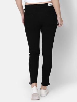 side taped frayed hem jean - 16643884 - Standard Image - 4