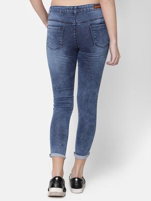 stone washed skinny fit jean - 16643885 - Standard Image - 4