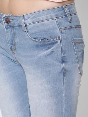 skinny fit stone washed jeans - 16643889 - Standard Image - 5