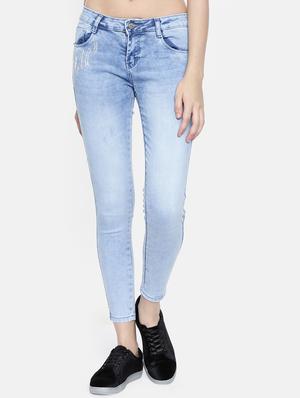 skinny fit stone washed jeans - 16643907 - Standard Image - 2