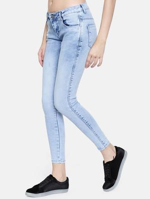 skinny fit stone washed jeans - 16643907 - Standard Image - 3
