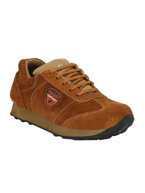 tan suede lace up shoes - 16644021 - Standard Image - 1