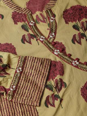 floral printed kurta palazzo set - 16644067 - Standard Image - 4