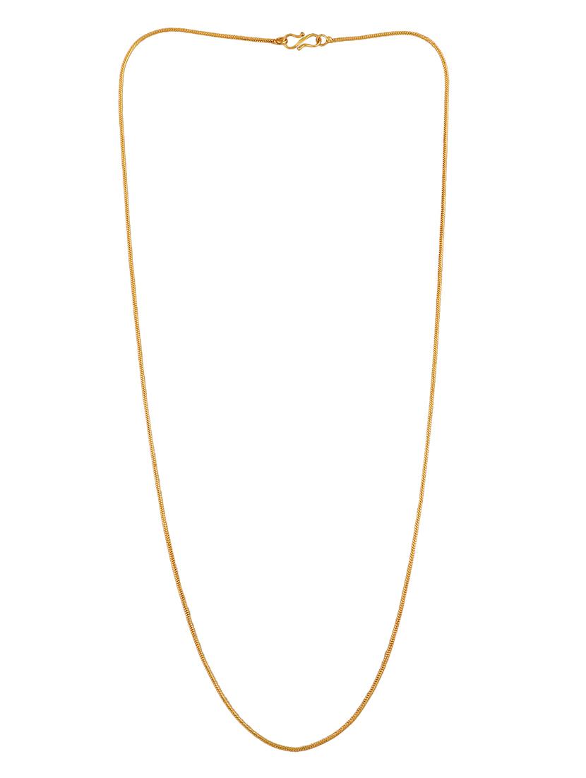 gold brass chain necklace - 16644097 - Zoom Image - 1