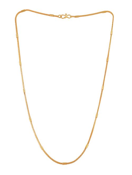 gold brass chain necklace - 16644109 - Standard Image - 1