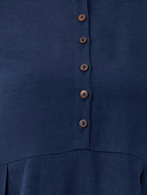 solid flared kurta - 16644159 - Zoom Image - 4