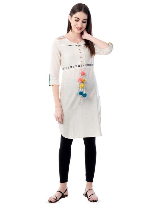 solid straight kurta - 16644160 - Very Small Image - 1