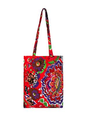 red canvas printed shopping bag - 16644291 - Standard Image - 2