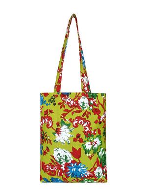 green canvas printed shopping bag - 16644296 - Standard Image - 2