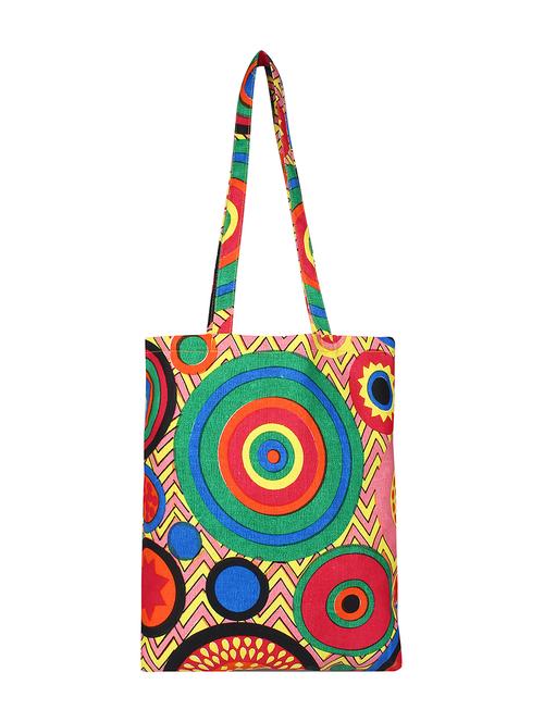 pink canvas printed shopping bag - 16644300 - Standard Image - 1