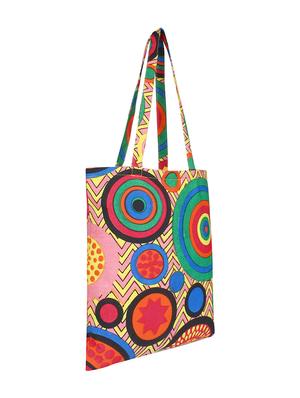 pink canvas printed shopping bag - 16644300 - Standard Image - 4