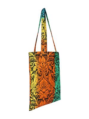 multi colored canvas printed shopping bag - 16644301 - Standard Image - 4