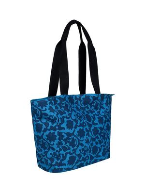 blue canvas printed shopping bag - 16644309 - Standard Image - 4