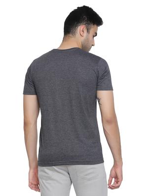 grey typographic chest print t-shirt - 16644709 - Standard Image - 3