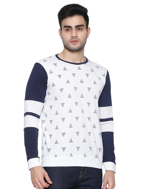white printed sweatshirt - 16644710 - Standard Image - 1