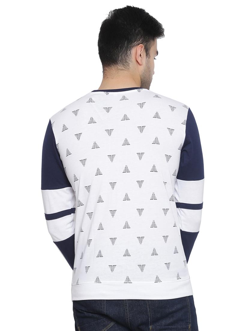 white printed sweatshirt - 16644710 - Zoom Image - 3