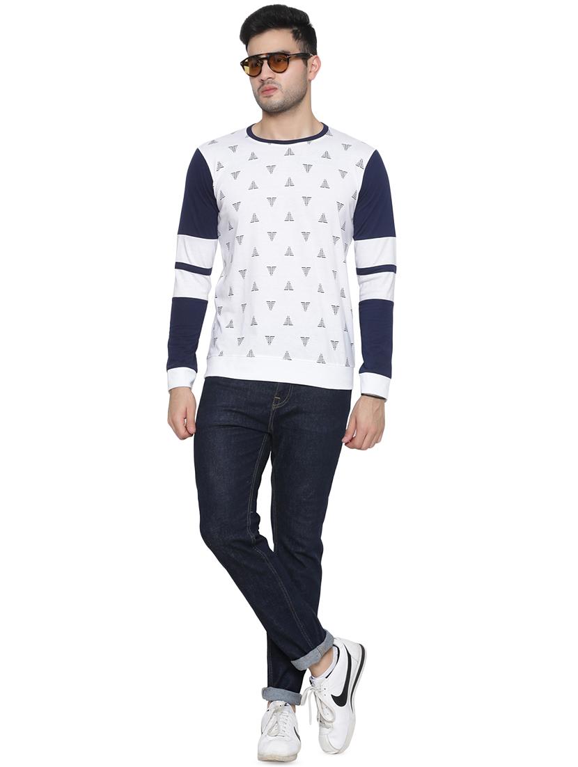white printed sweatshirt - 16644710 - Zoom Image - 4