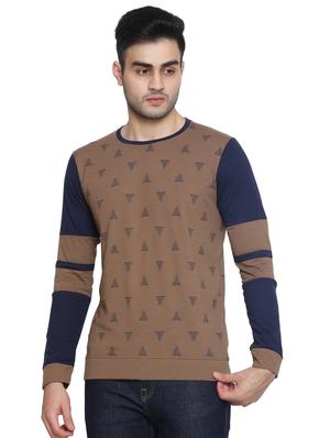 brown printed t-shirt - 16644712 - Standard Image - 2