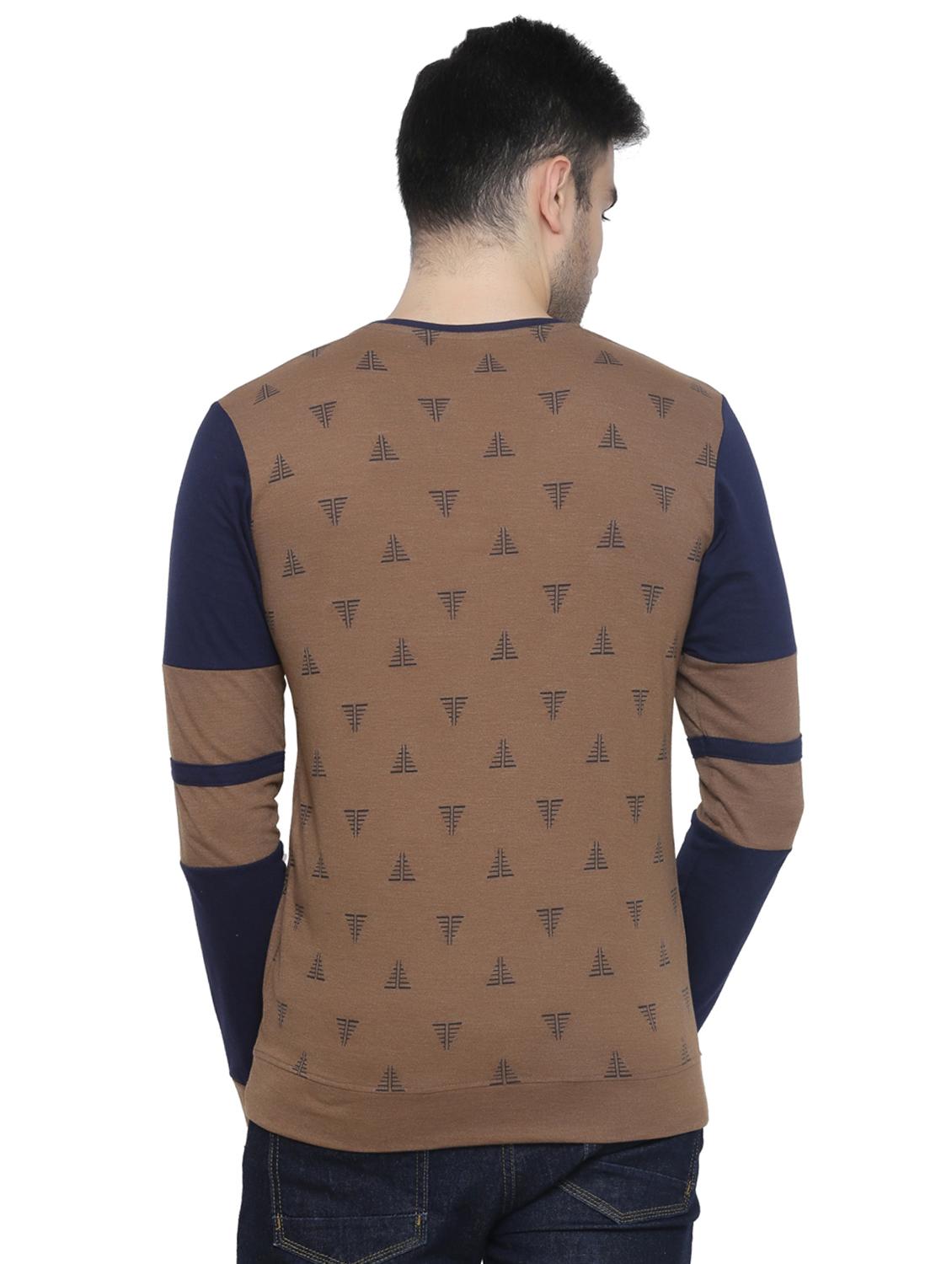 brown printed t-shirt - 16644712 - Zoom Image - 3