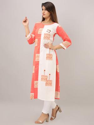straight printed kurta - 16644734 - Standard Image - 2