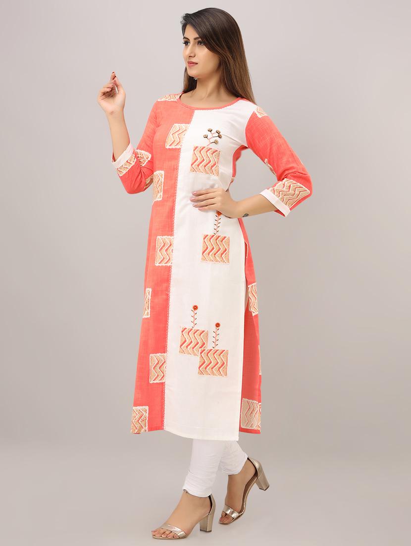 straight printed kurta - 16644734 - Zoom Image - 2